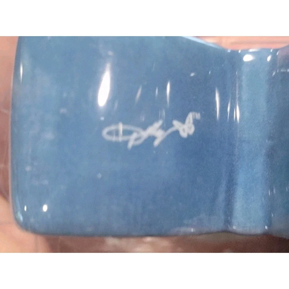Dolly Parton Blue BUTTERFLY SALT & PEPPER SET  Shakers KITCHEN CERAMIC